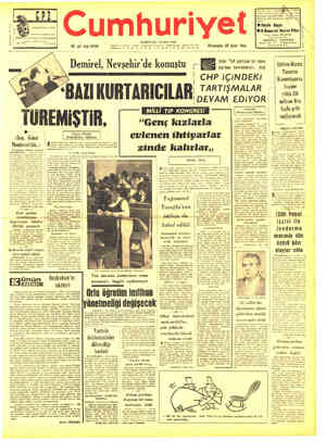  RULMAK TİCARET MÜZSSESESİ TUREMİŞTİR, 43. yıl sayı 15146 Cumhuri KURUCUSU: YUNUS NADİ Telgraf ve mektup Telefonları 22 & B0 —