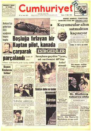  KONKORDATO HUKUKU VE TATBİKAT Pazar 17 Mart 1968 MERKEZ BANKASI YÖNETİCİLERİ | BUHRANLA iLGili BiR TOPLANTI YAPTI &...