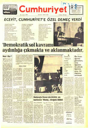  50, yıl, sayı: 17791 Kurucusu: YUNUS. NADİ 12 Şubat 1974 Salı BİR BULUT KAYNIYOR K "“N R KEMAL ÇE MEMED I Basm) töportailar —