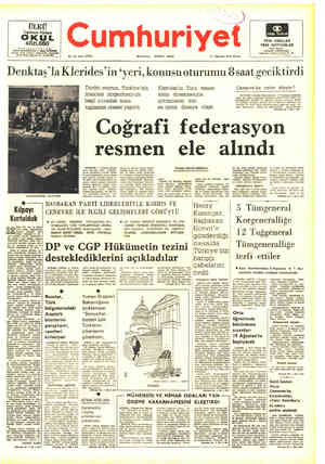  —<0—0—” — " ÜLKÜ İngilizce -Türkçe BL. yak, sayı: 17971 Kurucusu: YUNÜS NADİ Cumhuriyet 11 Ağustos 1974 - AŞ YAYINLARI| YENİ