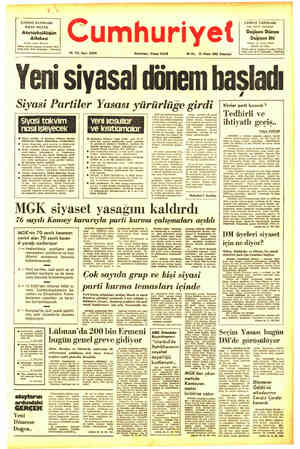  İstema Adresi; Çağdaş Yayınları Türh. ocağı Cad. 39/1 Cağaloğlu - İrtanbul 59. Yıl; Sayı: 21070 ÇAĞDAŞ YAYINLARI 8 ÇAĞDAŞ...