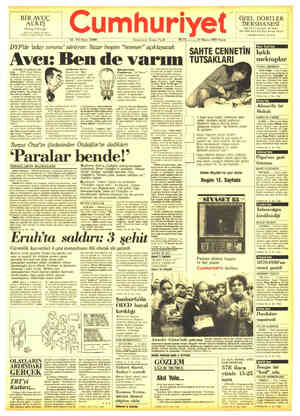 Cumhuriyet sayfa 1