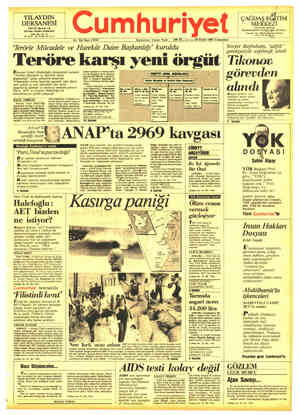  YILAYDIN DE Si ÇAĞDAŞ EĞİTİM MERKEZİ Cumhuriyet « 1985-86 öğretim Üniversite adayları mı:ıı devam uıı':ıaıı Kazanamayanın...