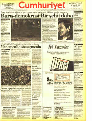Cumhuriyet sayfa 1