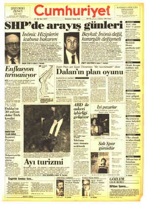 Cumhuriyet sayfa 1