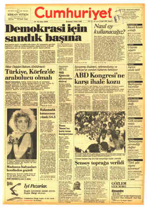 Cumhuriyet sayfa 1