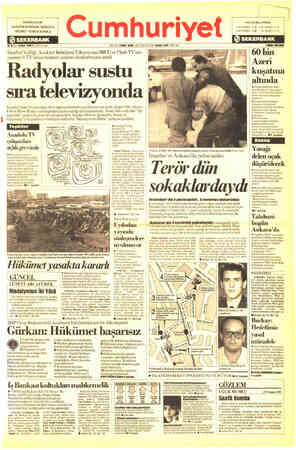  BANKACILIK | — FAALİYETLERİNDE SÜRATLE | — HİZMET VERENBANKA K “ umhuriyet FAİZ ORANLARIMIZ YAY VADELİ .S3 6 AYVADELİ 72 3AY