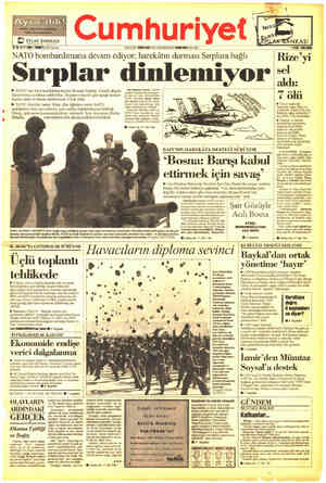  Kkrra E EMLAK BANKASI l'lw_!!_nknvw  KURUCUSU: YUNUS NADİ 921 -1945) BAŞYAZARI: l_lll NATO bombardımana devam edıyor...