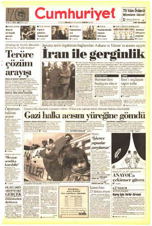  Ü aal . e G 70 Yılın Övüncü Milyonların Güveni! £ İ EMLAK BAnKASI H TV'DE SİNEMA H DİZİ YAZI T N SAĞLIK D Efes'in Paris'e ':*