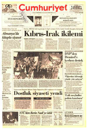  / YUNUS NADİ (7926 T H E R GÂZİ MUSTAFA KEİ SİVAS KONGRESİ-İA | sur Bugun Cumhunyel le birlikte... 00 —— ee ÜHER İşLEMm 24