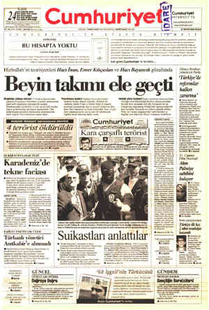  HER İŞLEM BİR TELEFONLA 211 Si 77. YIL SAYI: 27255 / 250.000 TL (KDV içinde) — RROSEYUNUSNADİ K C VU M H U R İ OSTROVSKİ . AT