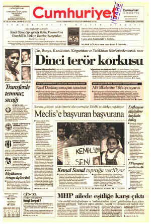  çA(*ııAşvmmAnı | Cumhuriyet | cümmeiyerkiu r | -/.wımâ'—:""m IİNTERNET'TE — | | İNDİRİM | #-posla adresimiz ddiflizir com y