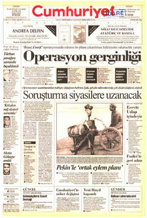  —TT M S Büritr M kliL) KURUCUSU: vuuus NADİ (192- 1945 BAŞYAZARI: NADİR NADİ (1545-1991) — H A F PAUL HEYSE ANDREA DELFİN...