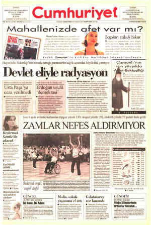  Z2000'Lİ YIL l ARA BAŞLARKEN SANI .I'Ll YILLAR DÜNYA VE TÜRKİYE KUŞATILMIŞ SOKAKLAR Erol Manisalı Hikmet Çetinkaya | 78. YIL
