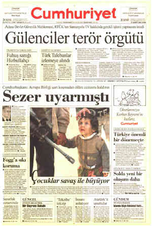 DUVARIN ÜSTÜNDEKİ TİLKİ İlhan Selçak Ksgan 78 YIL SAYI: 27897 / 500.000 TL (KOV içinde) SU YUNUS NADİ ( - Cumhuriyet -...