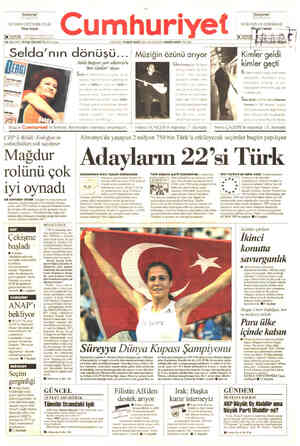  |Cumhuriyet| Kirapla DUVARIN ÜSTÜNDEKİ TİLKİ İlhan Selçuk Seİçİoı nın ei CHP'li Bölük: Erdoğan'ın yolsuzlukları yok sayılıyor