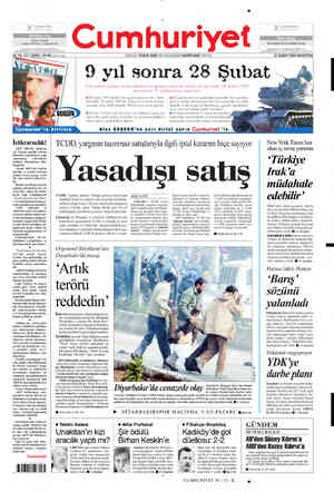  (€ Şimhuriyet 100'E $ VARDI. 'VEDAT GÜNYOL'A ARMAĞAN DUVARIN ÜSTÜNDEKİ TİLKİ 32. YIL SAYI: 29363 / 50 YKr Kov inaa) KURUCUSU: