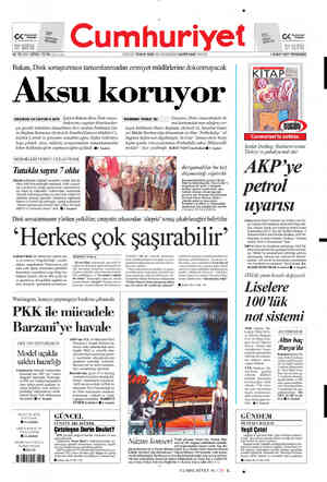  Cumhuriyet Kitapları Kanaynşancen bmm St a z Cumhuriyet - 83. YIL SAYI: 29702 / 75 YKr (x0v içinde) KURUCUSU: YUNUS NADİ...