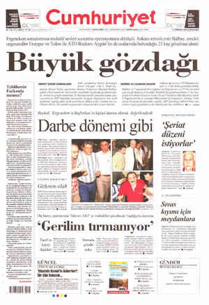  ARMAĞANLI SATIŞLAR VenETSti GÖNDERİN SÜRPRİZ KAMPANYALAR 85. YIL SAYI: 30219 /75 YKr — Cumhuriyet —f ALIŞVERİŞ içinde)...