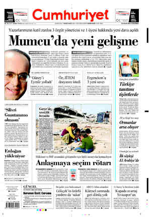  — Cumhuriyet — Cumhuriyet FU CA np CA ee MT 85. YIL SAYI: 30429 / 75 Krş (x0v içinde) (KKTC'de: 1 TL) KURUCUSU: YUNUS NADİ