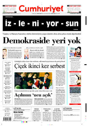  CUÇOK! ÇOK! ÇOK! Cumhuriyet ” kitap.cumhuriyeti.com.tr ıi 14 KASIM 2009 CUMARTESİ GUÇOK! ÇOK! ÇOK! & v...