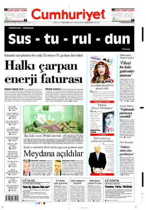  EUÇOK! çok! ÇOK! EUÇOK! ÇoK! ÇOK! 2 & kitap.cumhuriyeti.com.tr- ıı 15 KASIM 2009 PAZAR Cumhuriyet KURUCUSU: YUNUS NADİ...