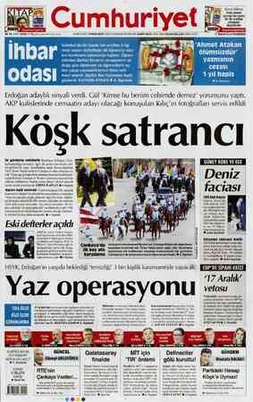  KİTAPTE YA el n L HL cumhuriyet'le. Cumhuriyet Murat Gülsoy | Kimi zaman | yazılan her şeyin bir tür mektup 89. YIL SAYI:...