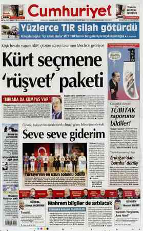 Cumhuriyet sayfa 1