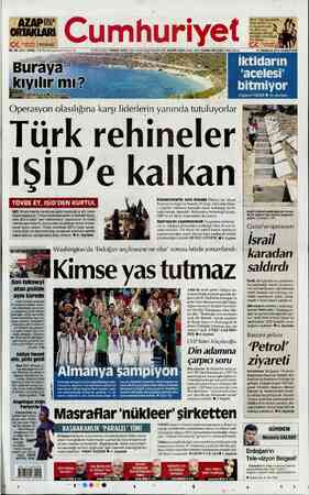 Cumhuriyet sayfa 1