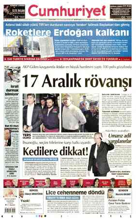 Cumhuriyet sayfa 1
