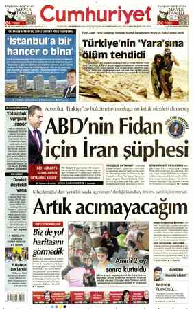 Cumhuriyet sayfa 1