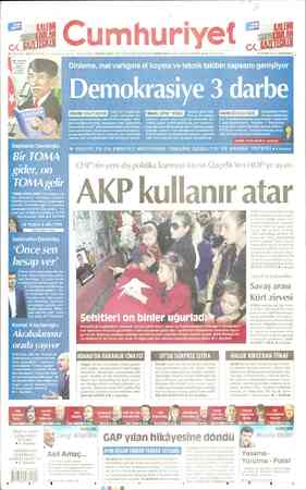 Cumhuriyet sayfa 1