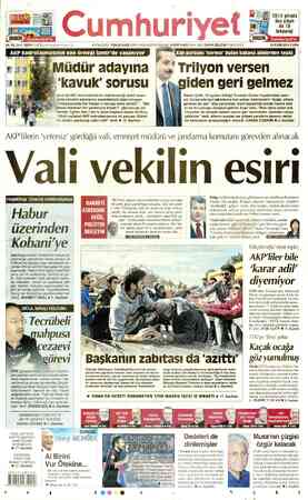 Cumhuriyet sayfa 1