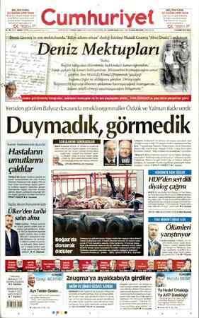 Cumhuriyet sayfa 1