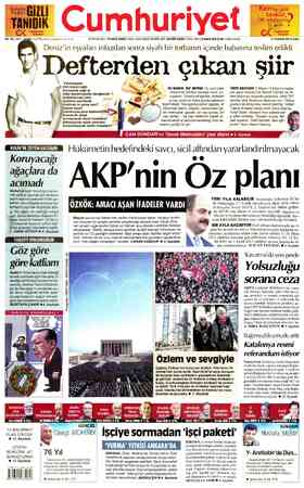 Cumhuriyet sayfa 1