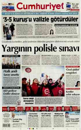 Cumhuriyet sayfa 1
