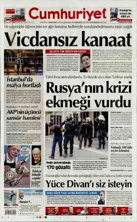 Cumhuriyet sayfa 1