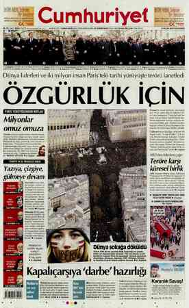 Cumhuriyet sayfa 1