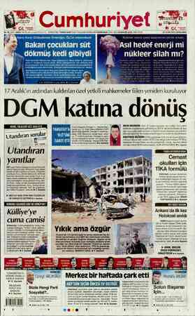 Cumhuriyet sayfa 1