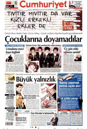 Cumhuriyet sayfa 1