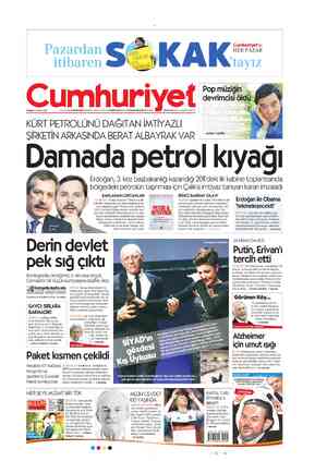 Cumhuriyet sayfa 1