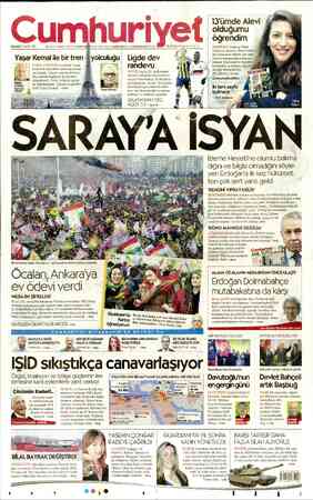 Cumhuriyet sayfa 1