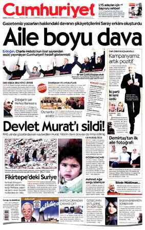 Cumhuriyet sayfa 1