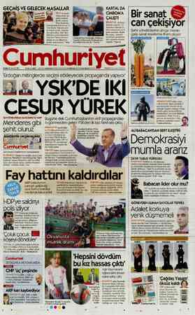Cumhuriyet sayfa 1