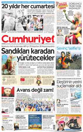 Cumhuriyet sayfa 1