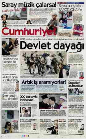 Cumhuriyet sayfa 1
