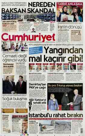 Cumhuriyet sayfa 1