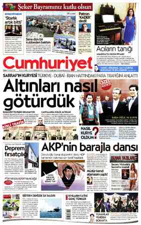 Cumhuriyet sayfa 1