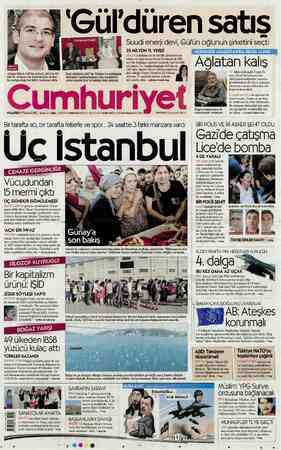 Cumhuriyet sayfa 1