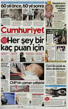 Cumhuriyet sayfa 1
